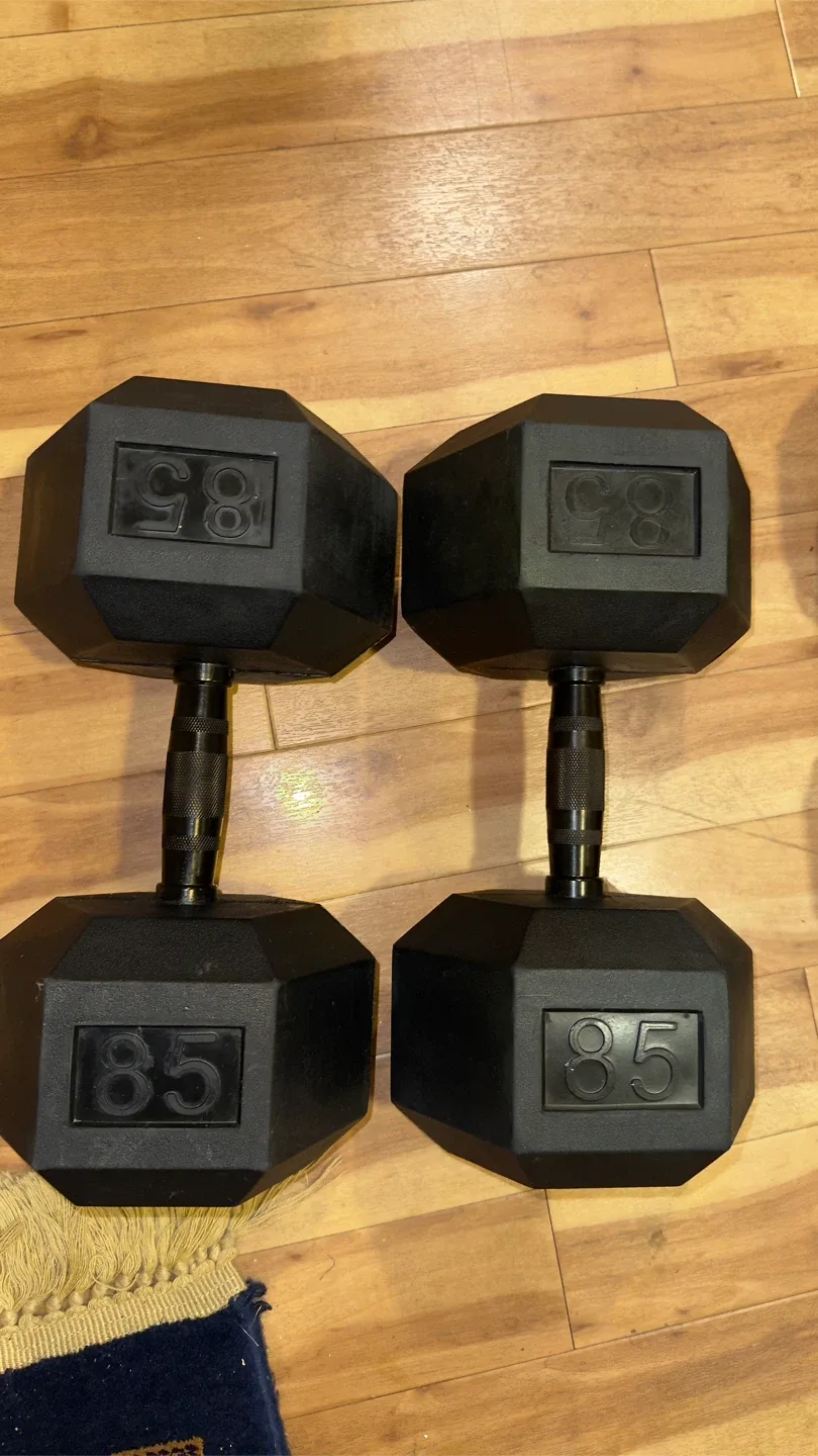 Pair of 85 lb Dumbbells