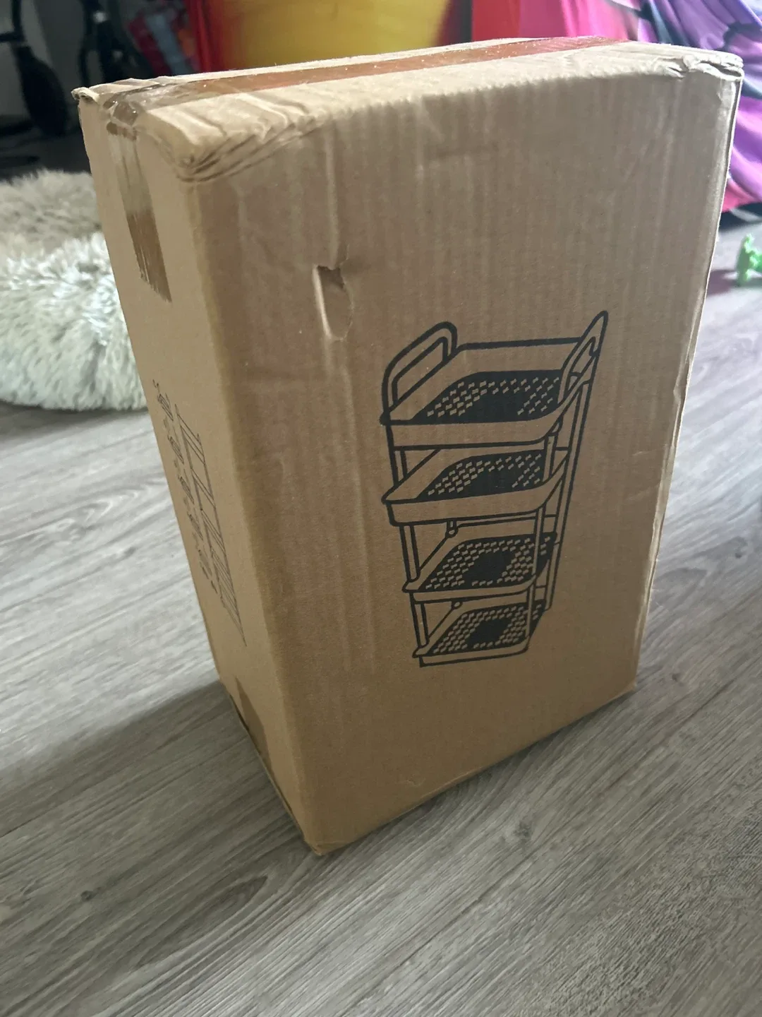 3-Tier Rolling Utility Cart - New in Box! 🧡 thumbnail