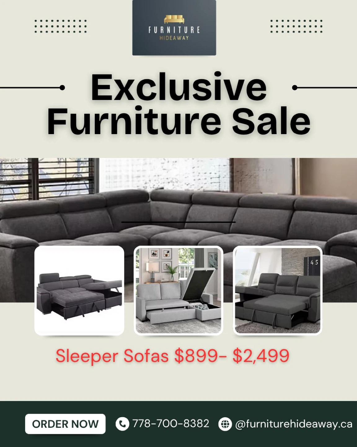 Sleeper & Sectional Couches with Warranty- WEEKEND SALE‼️🛋️ - photo 2