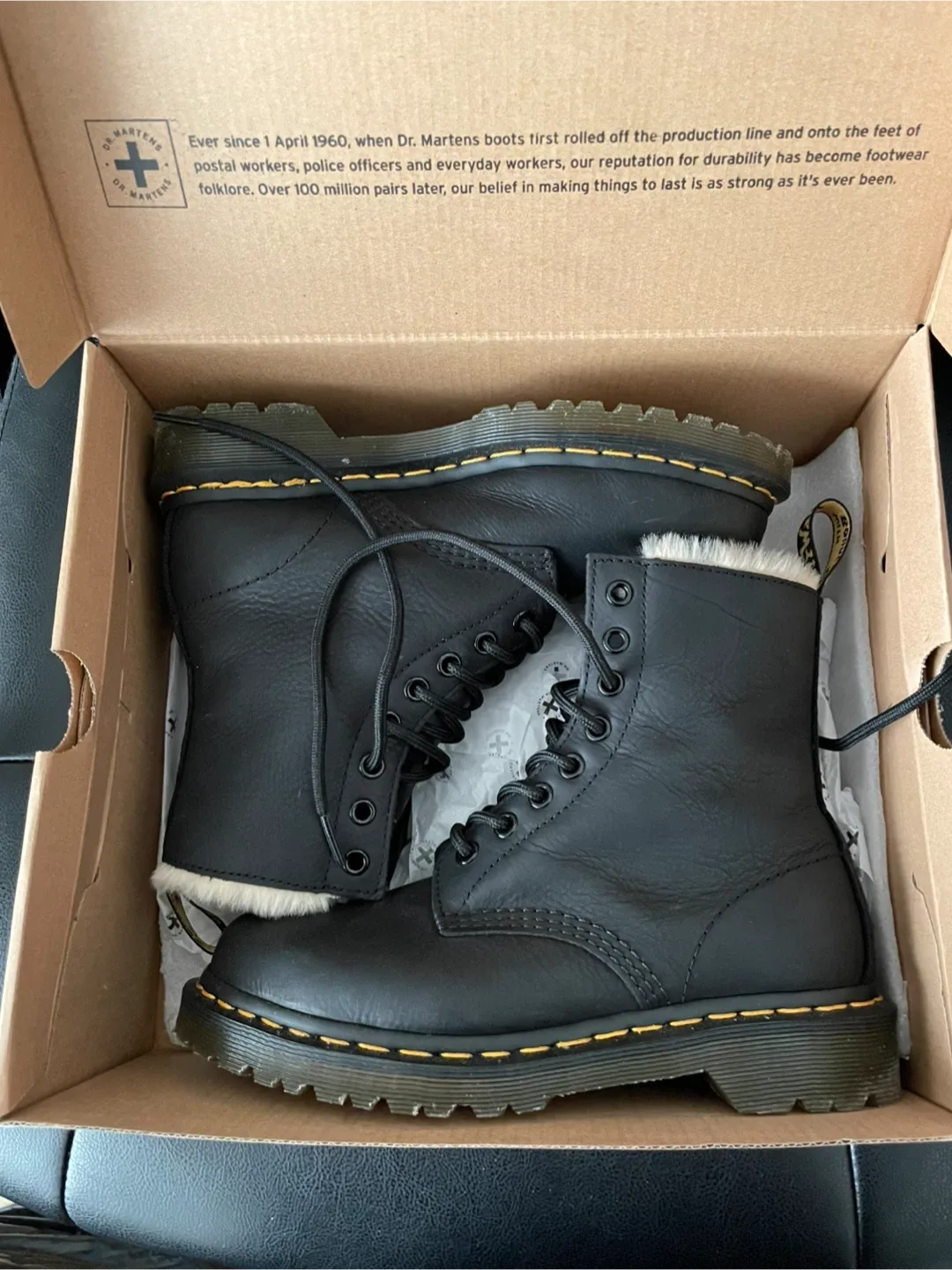 Dr. Martens 1460 Kolbert Black Boots thumbnail
