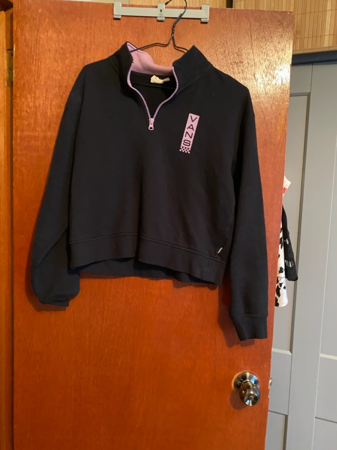 Vans Black Pullover - Size Small