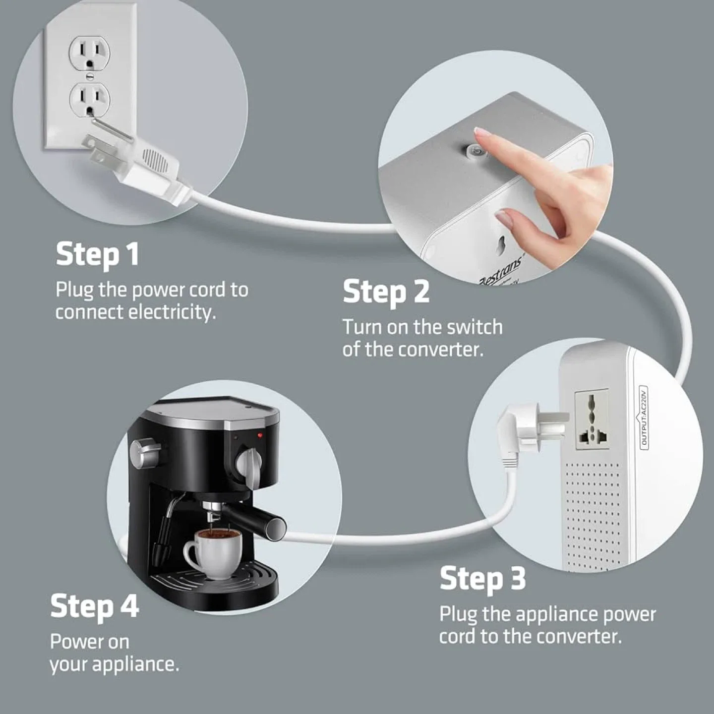 Bestrans Step Up Transformer 120V to 220V image indicator(5)