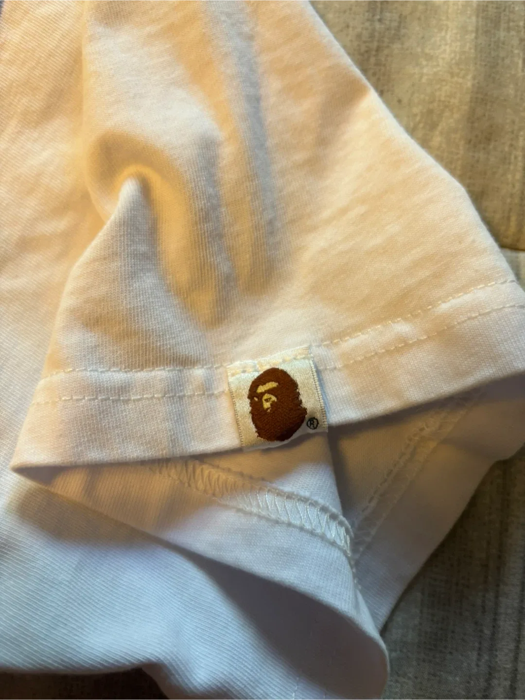 A Bathing Ape (BAPE) White Tee - Size M image indicator(2)