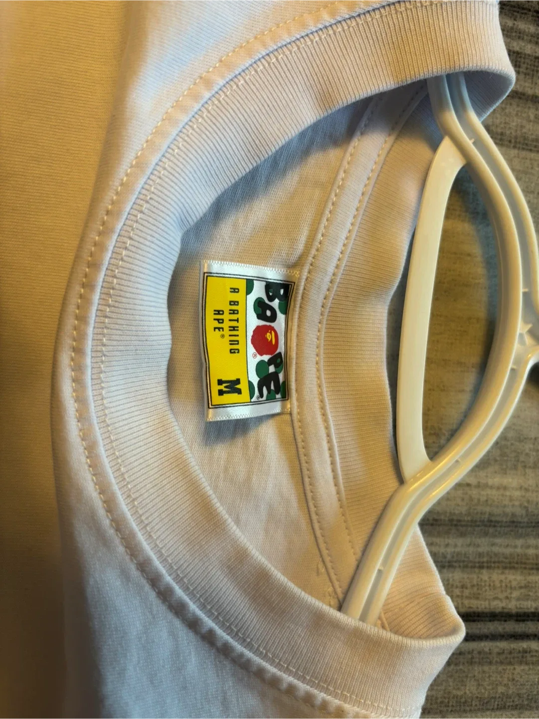 A Bathing Ape (BAPE) White Tee - Size M image indicator(3)