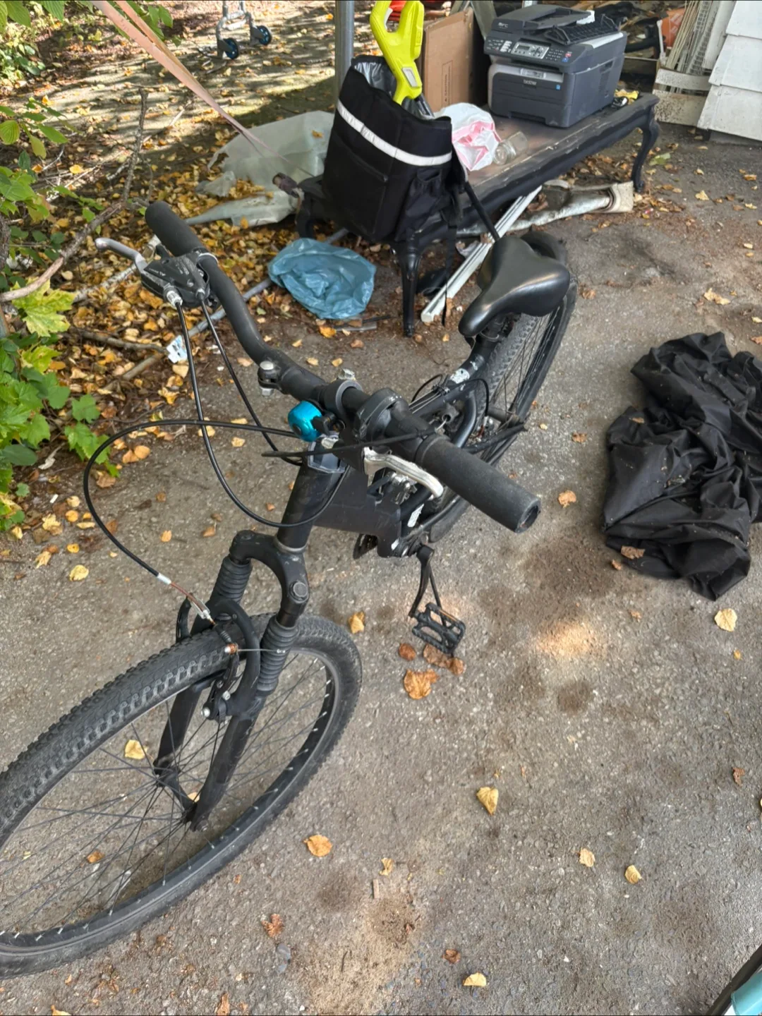 Two Used Bikes - Black Mountain Bike & Blue Everyday Traveller image indicator(2)