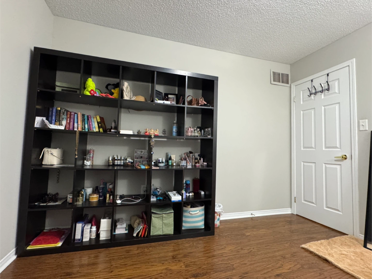 Large Black Shelving Unit