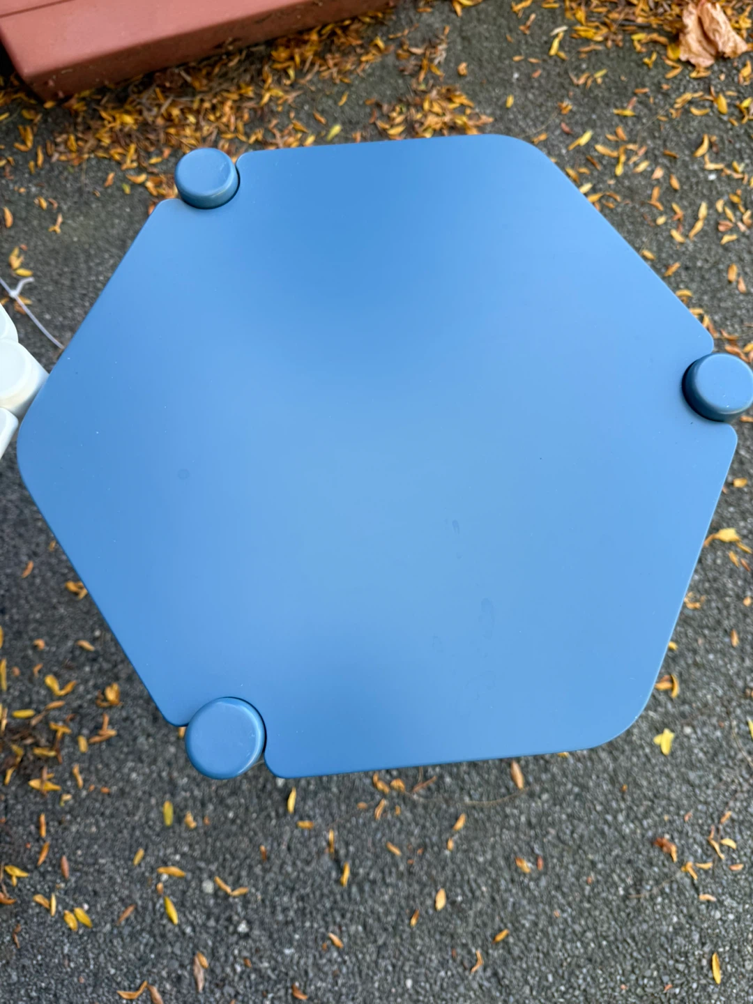 Umbra Hexa Side Table - White & Blue - photo 3