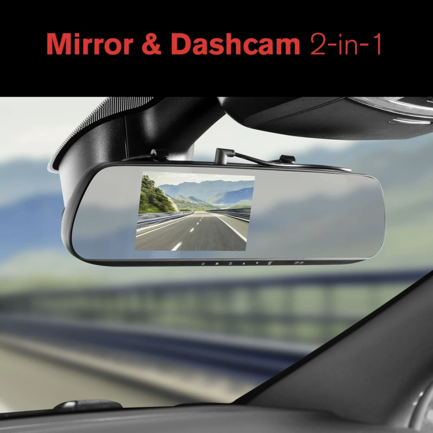 Mirror & Dashcam 2-in-1 Crystal Clear 1080p - photo 3