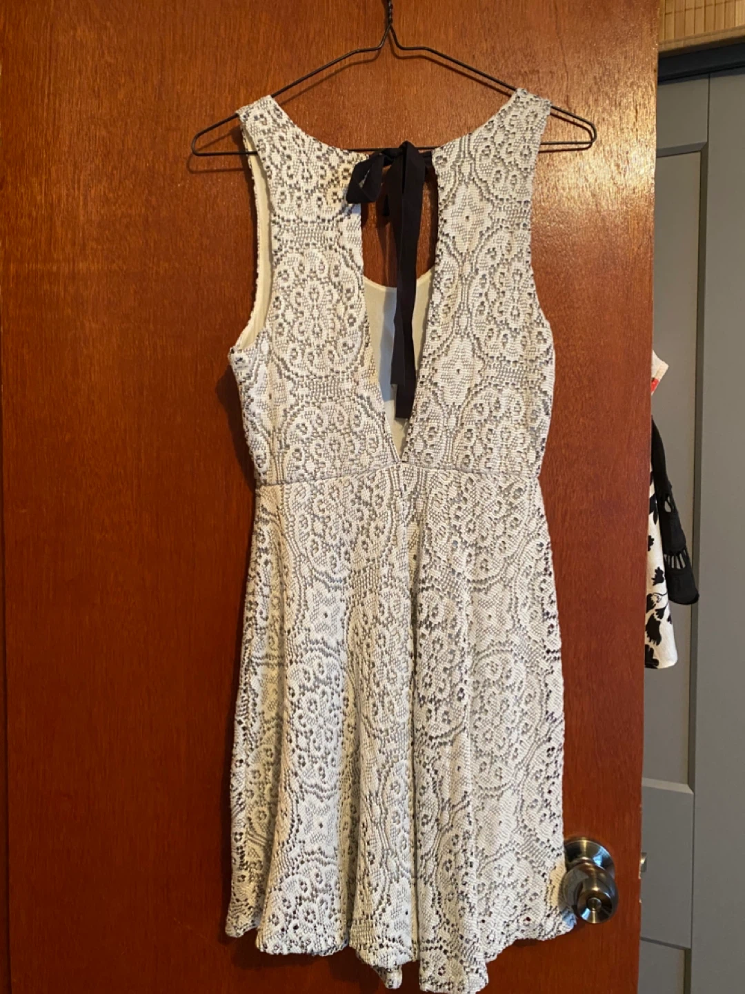 Audrey + You White Lace Dress - photo 3