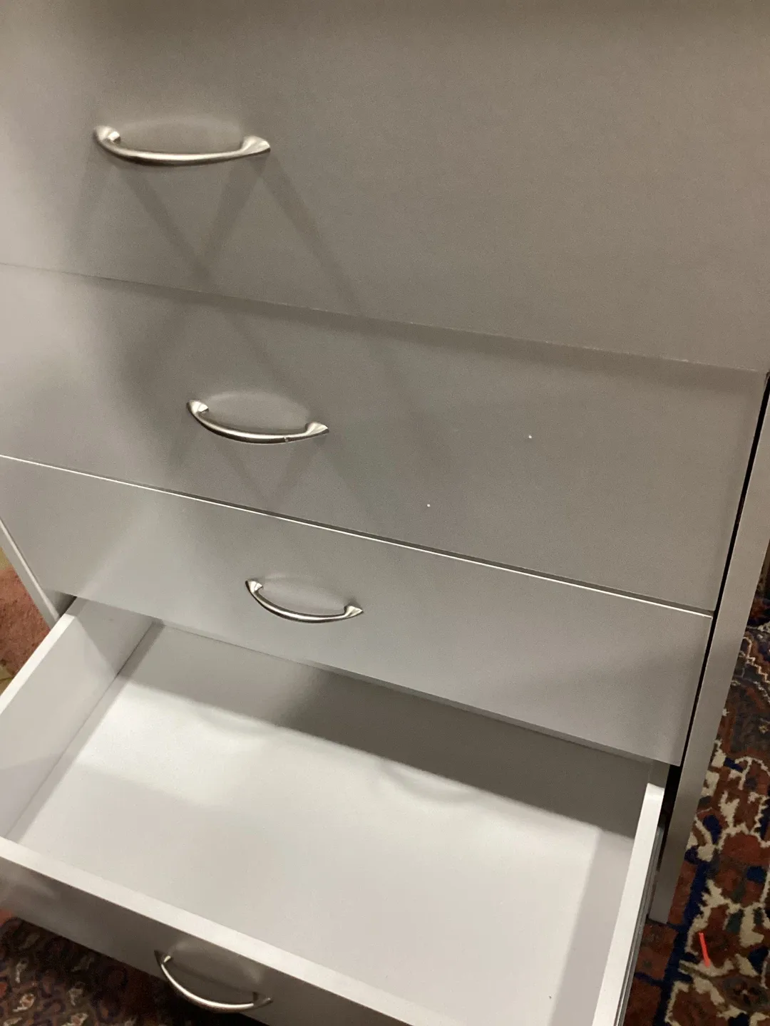 White 4-Drawer Dresser image indicator(2)