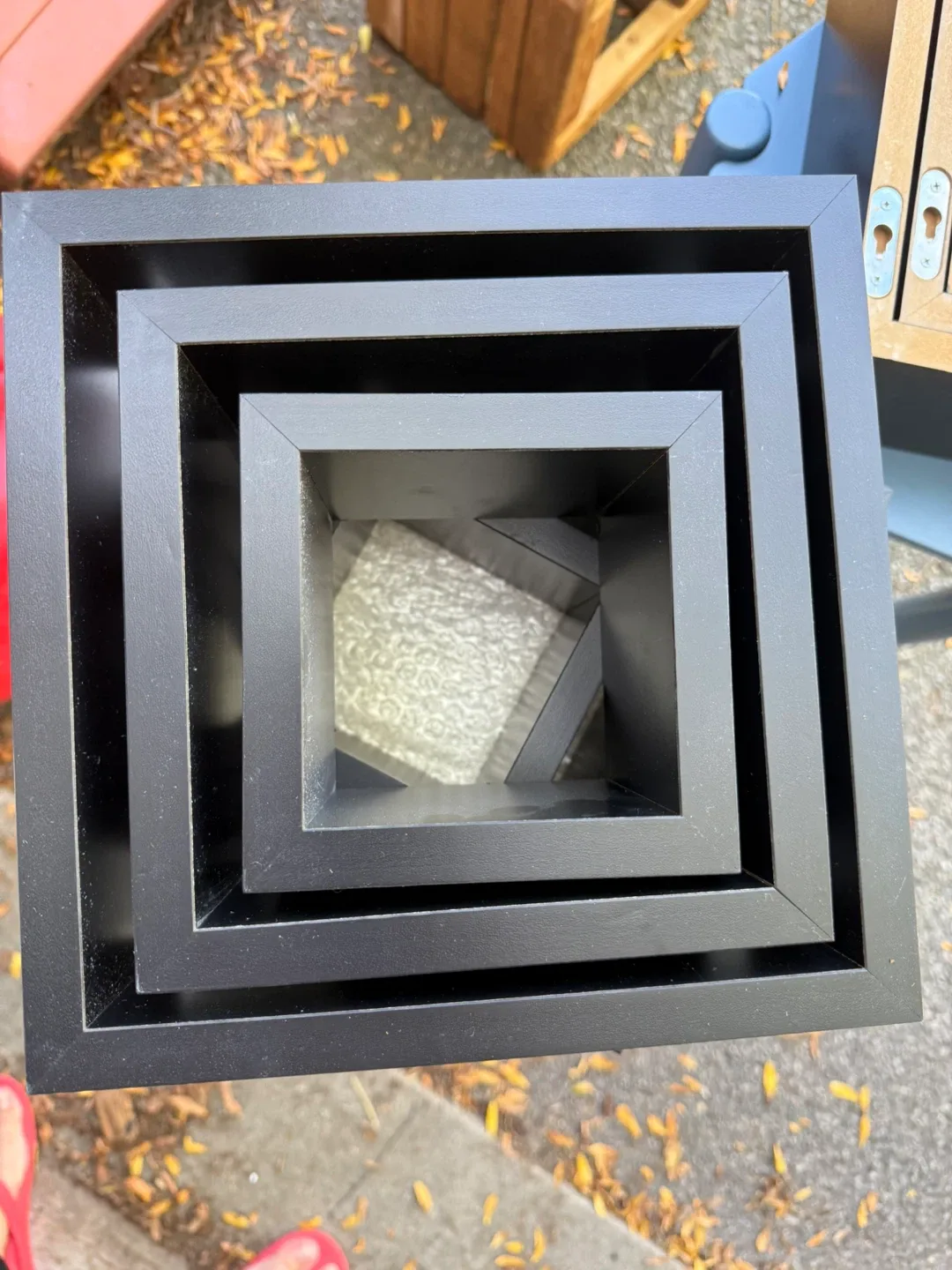 3x Nesting Wall Cubes - Black 🧡 image indicator(2)