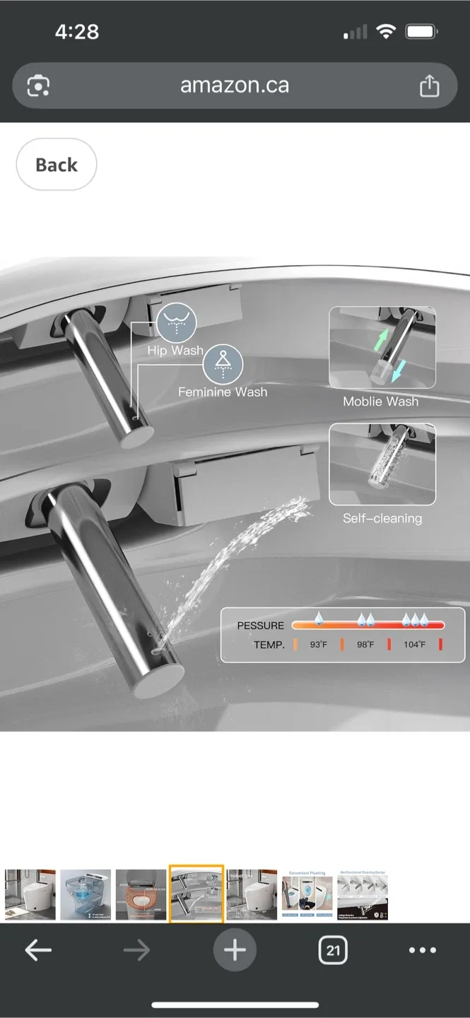 Smart Toilet CSA Certified, Unopened, Great Value image indicator(5)