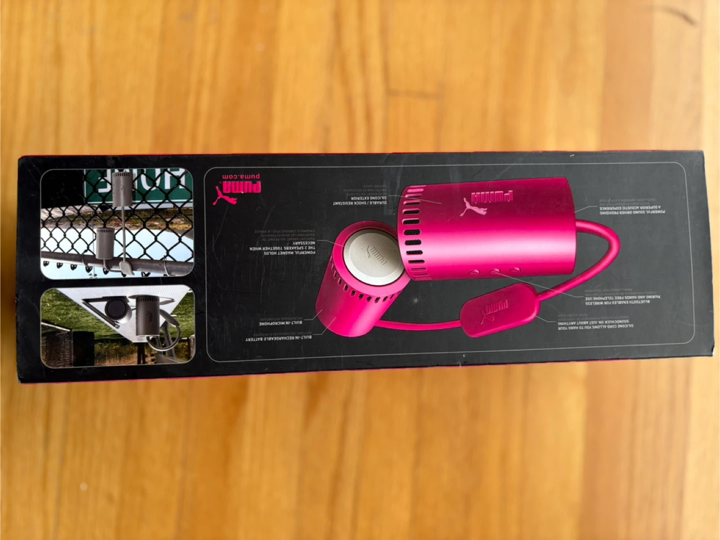 New!Puma Soundchuck Wireless Sport Speaker - Pink