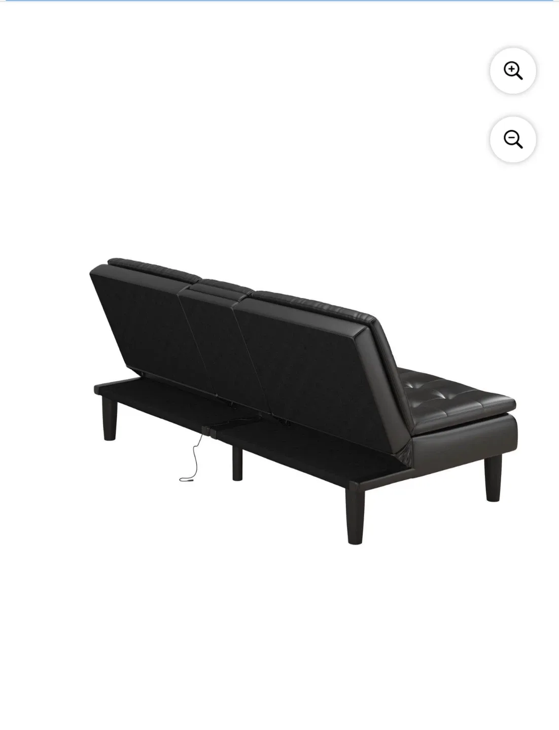 Black Futon Sofa Bed image indicator(5)