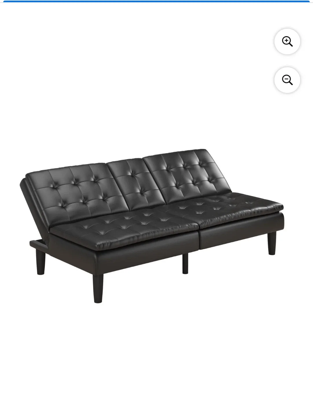 Black Futon Sofa Bed image indicator(7)