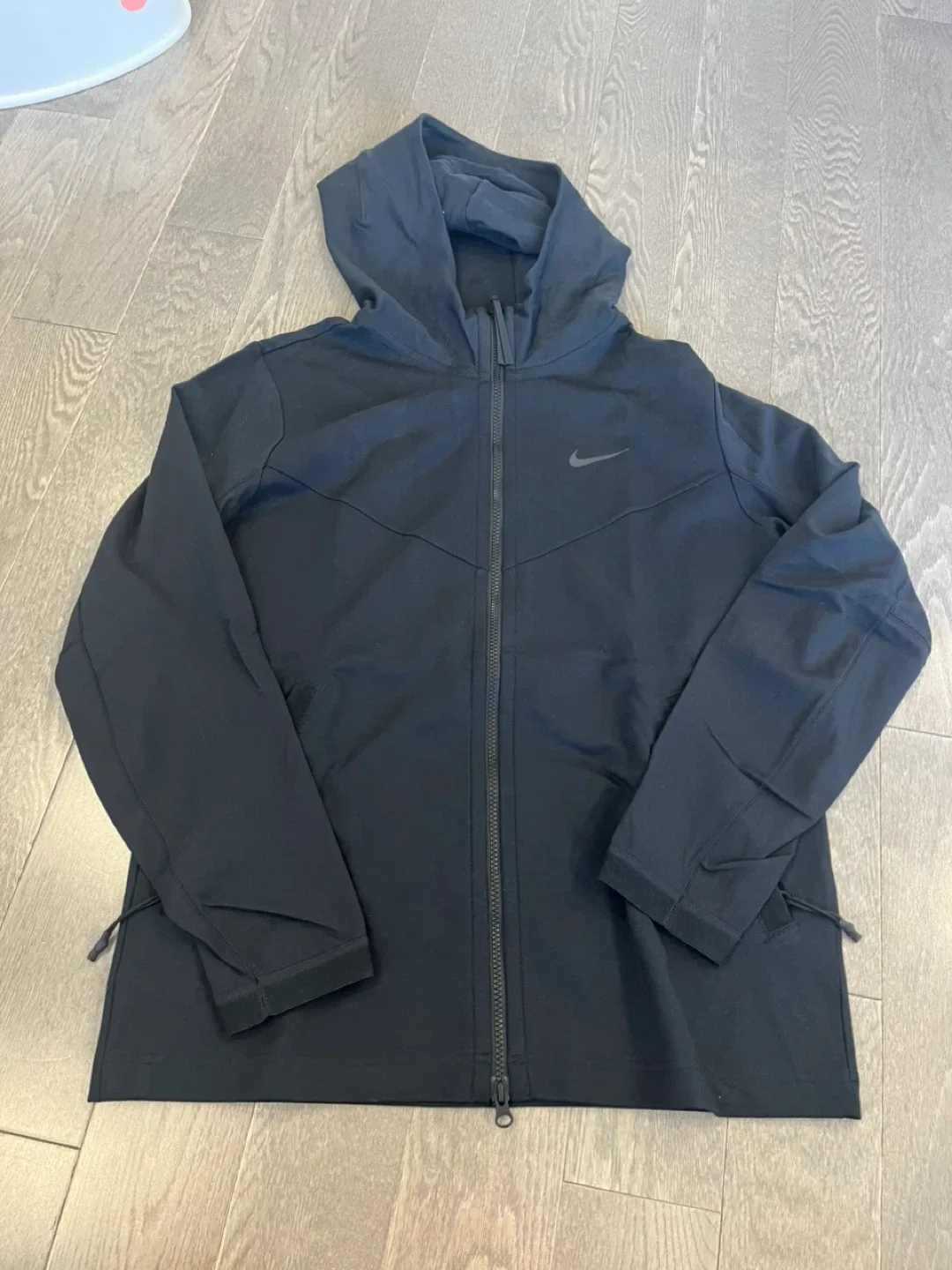 Nike Black Hoodie Jacket - Size M thumbnail