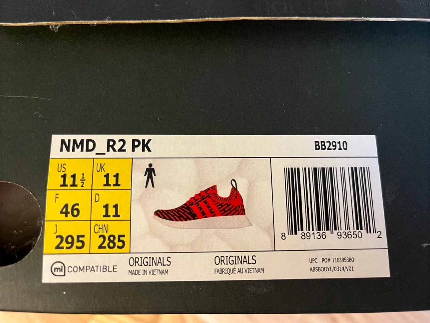 Adidas NMD R2 PK Red - Size 11.5 image indicator(2)