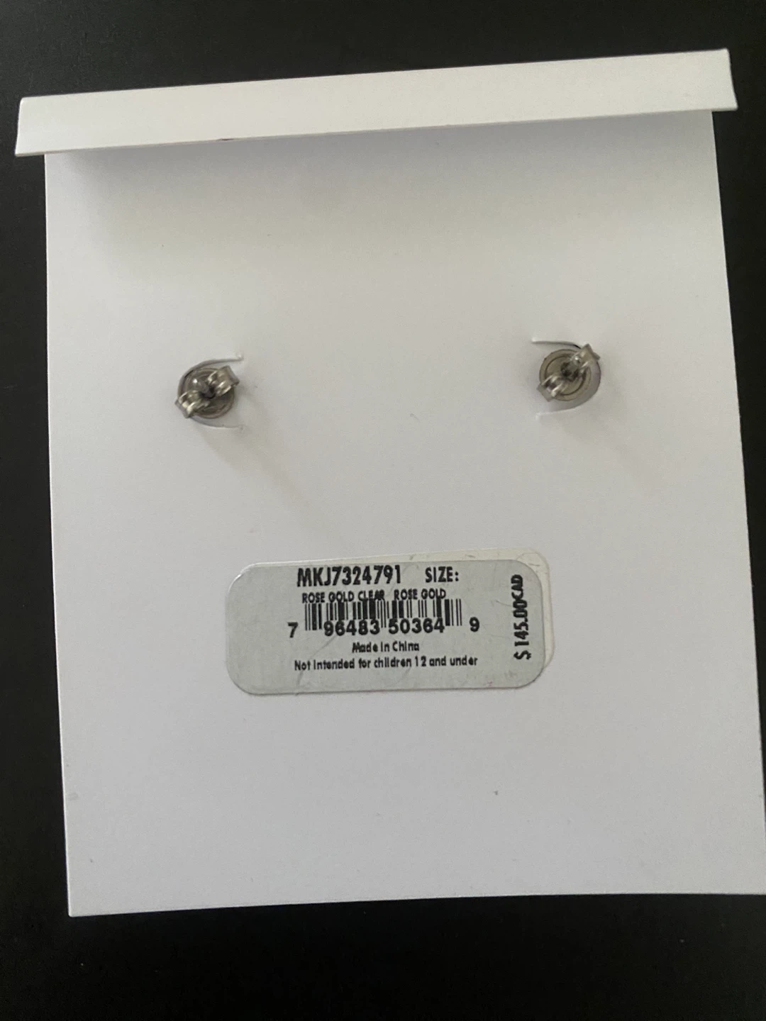 Michael Kors Rose Gold Earrings MKJ7324791 - photo 2