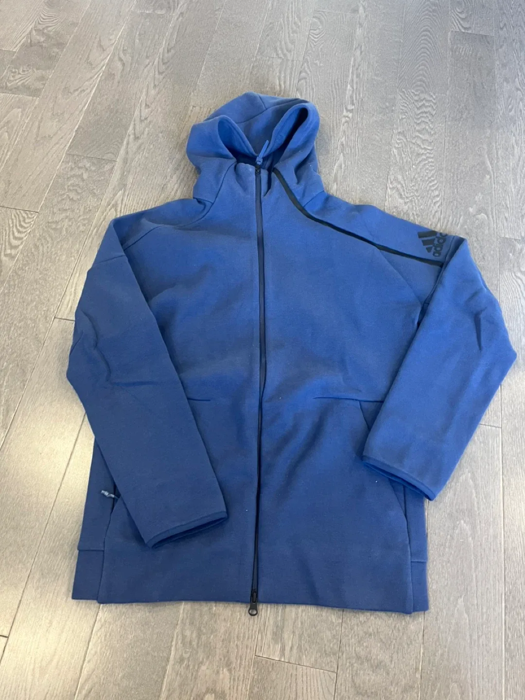 Adidas Hoodie - Size M - Blue thumbnail