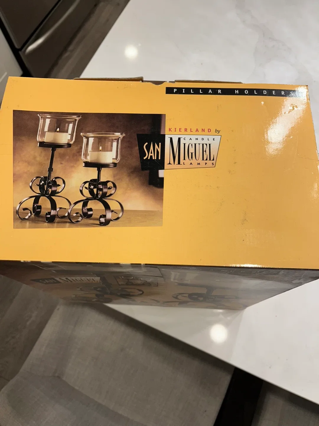 San Miguel Candle Lamps Pillar Holders - New in Box! image indicator(5)