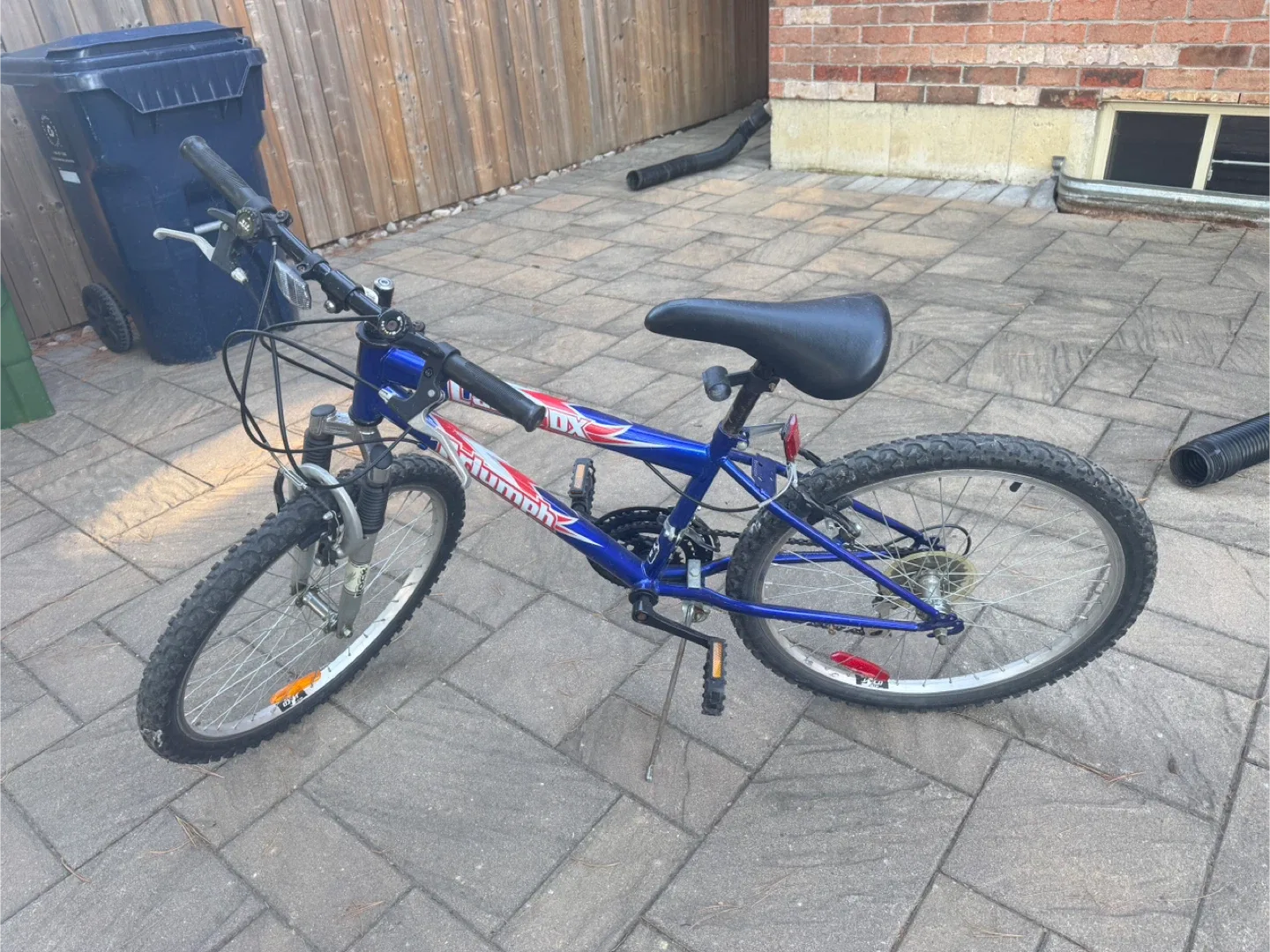 Teenager Triumph Rock 26" Blue Mountain Bike image indicator(8)