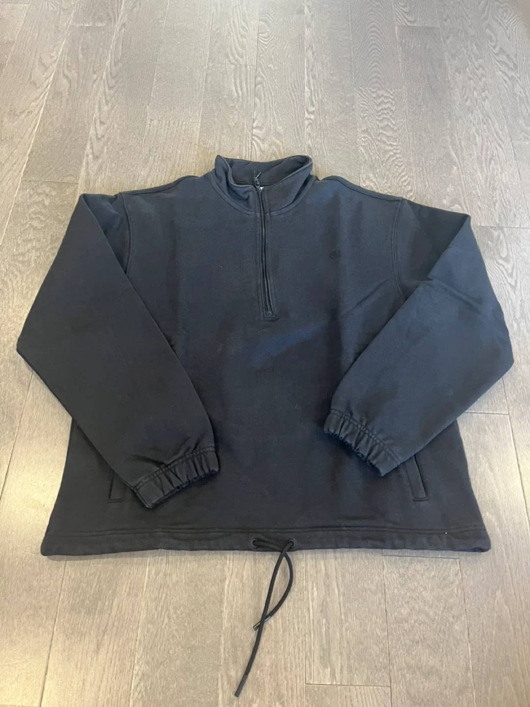Adidas Black 1/4 Zip Pullover - Size M thumbnail