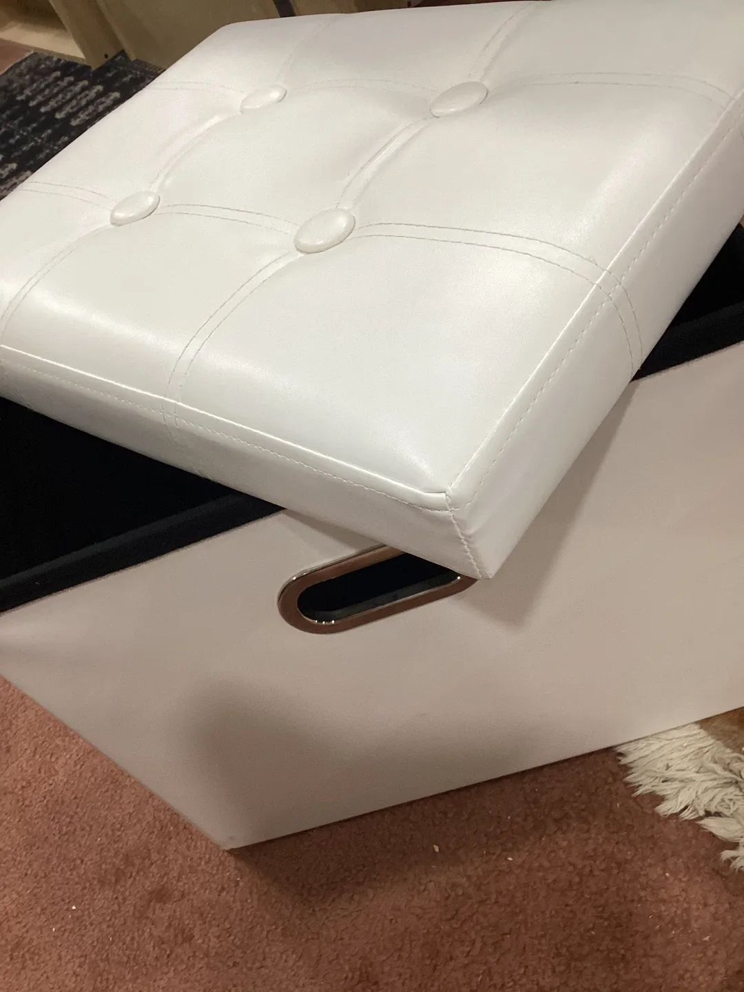 2 White storage bins NEED TO GO ASAP image indicator(2)