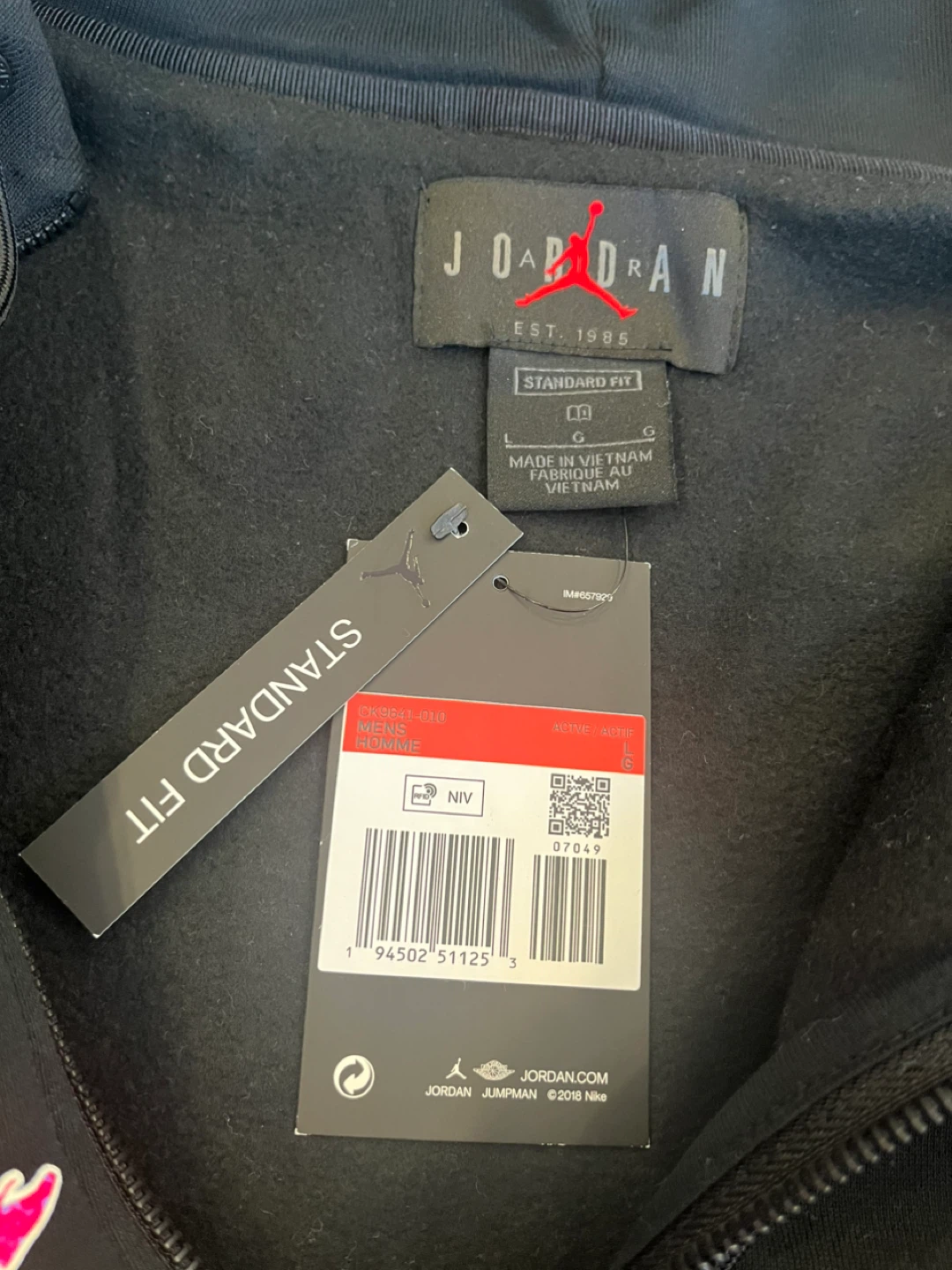 Jordan x Paris Saint-Germain Full-Zip Hoodie - Size L - photo 2