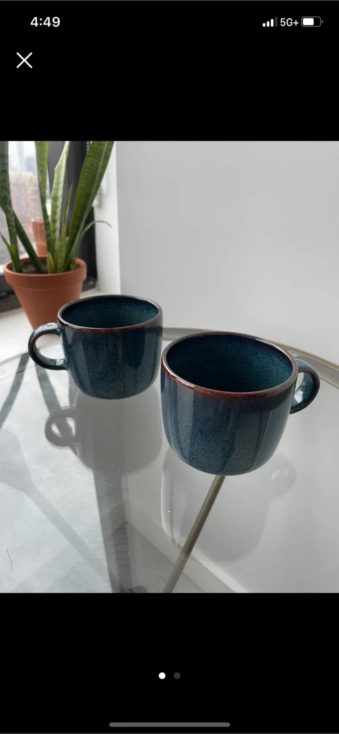 🧡Set of 2 heavy Ceramic Mugs🧡 thumbnail