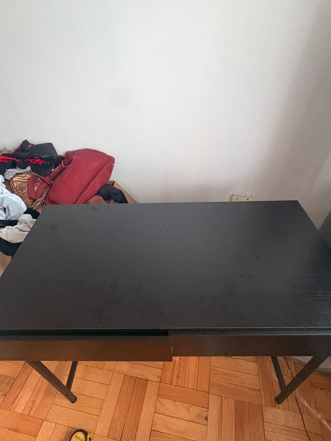 Black Desk with Drawer - photo 3
