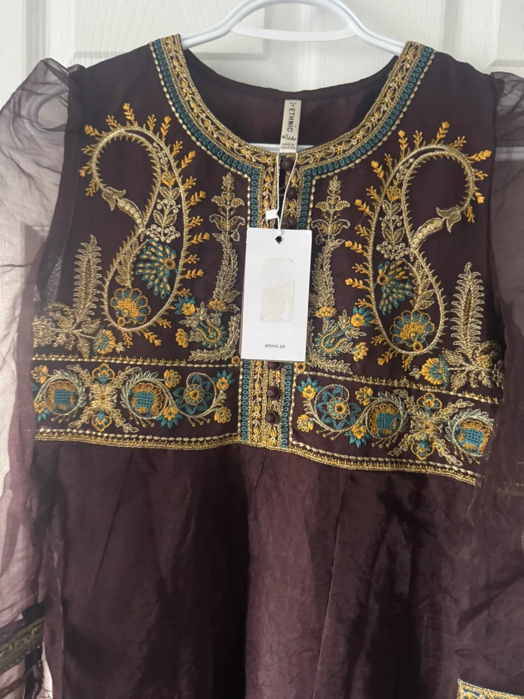 New Ethnic by Outfitters Embroidered Dress image indicator(4)