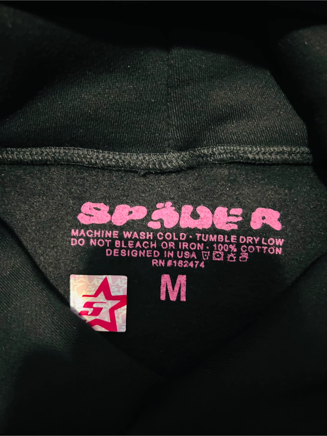 Sp5der Worldwide Hoodie - Size M - photo 4