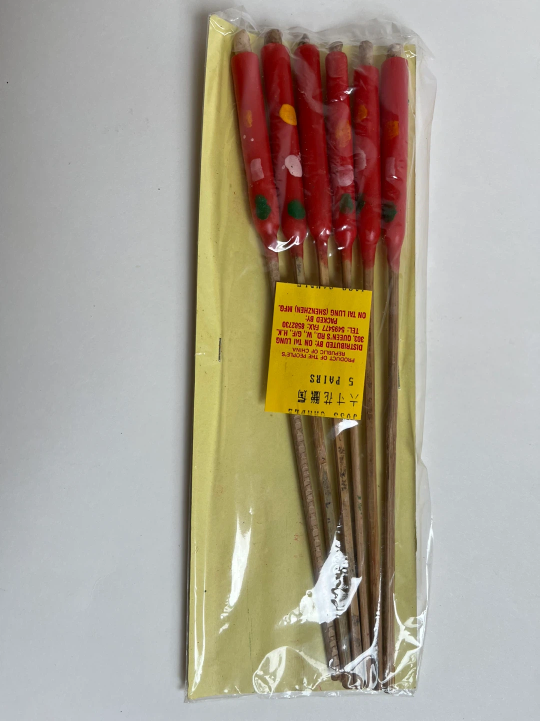 Chinese Flower Candles (6 New)