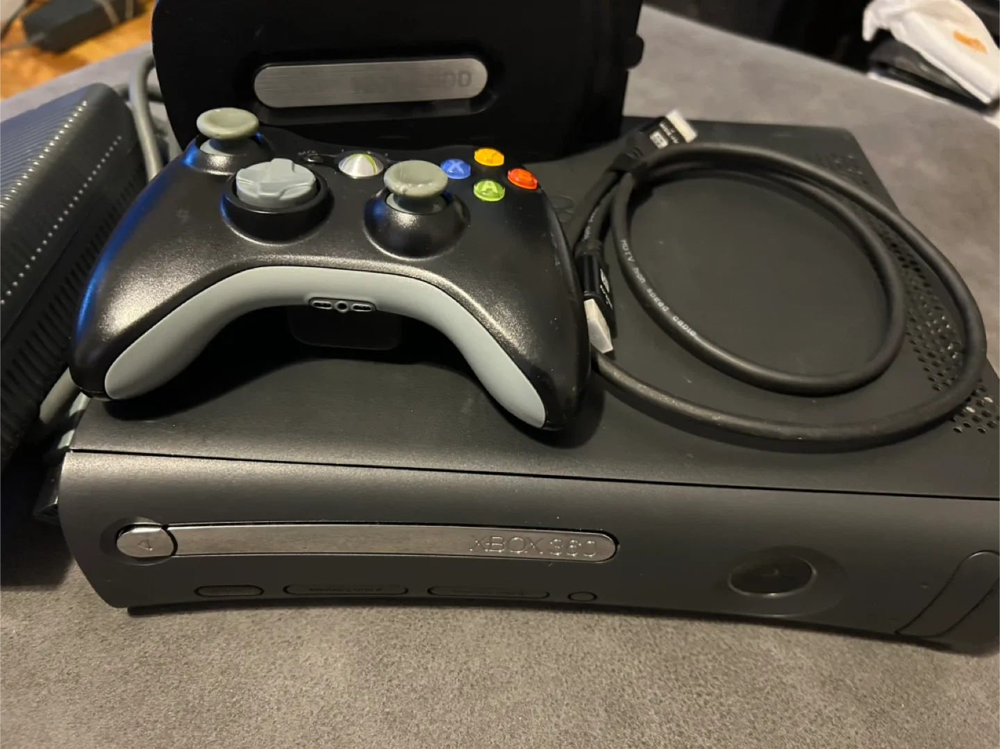 Xbox 360 120GB HDD with Controller image indicator(2)