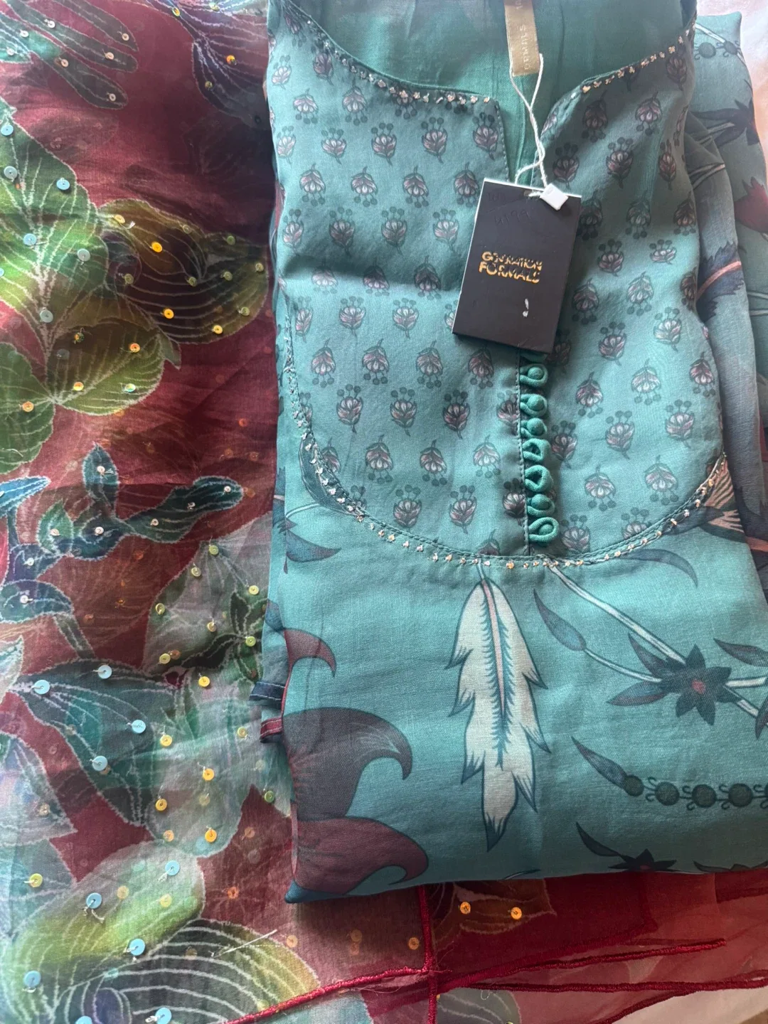 New Generation dress similar to Sabyasachi Print Pulvertaft image indicator(4)