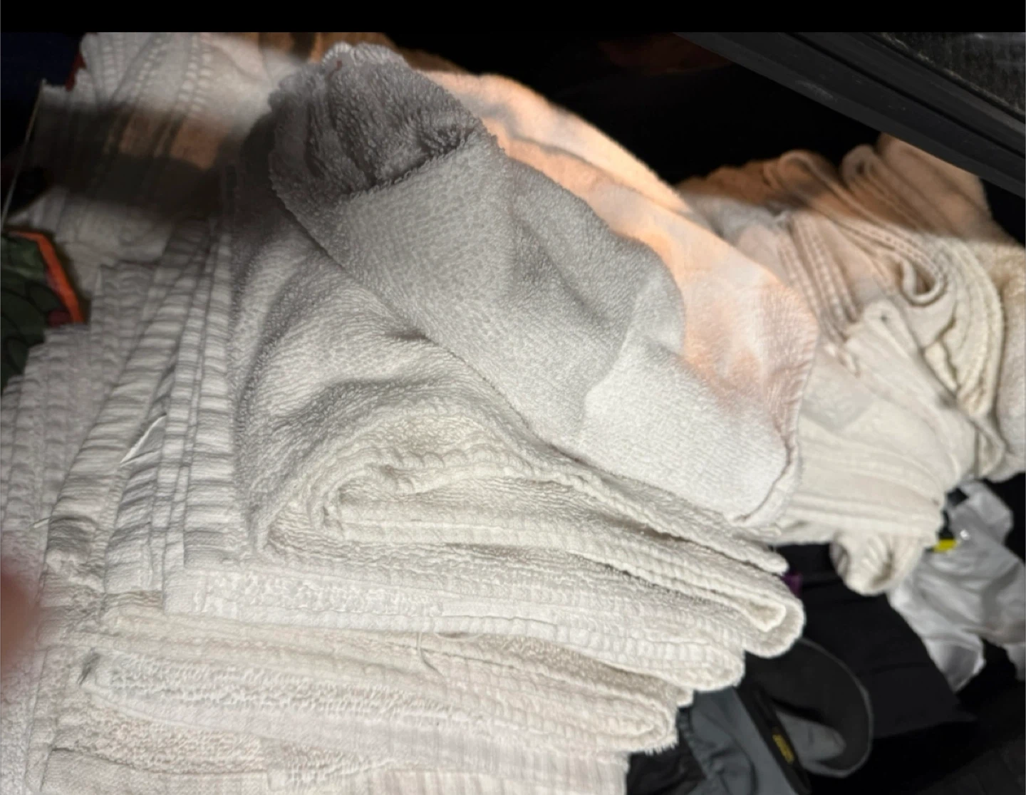 Gym towels - washed with some stains