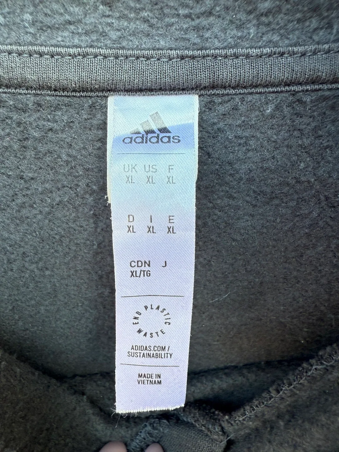 Adidas XL Hoodie - Black image indicator(2)