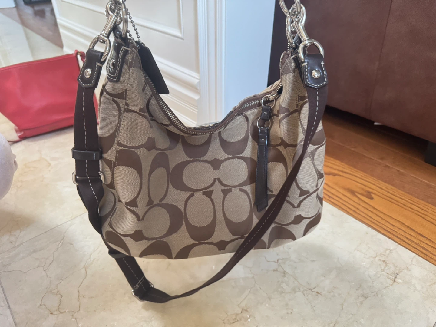 Coach Signature Hobo Bag