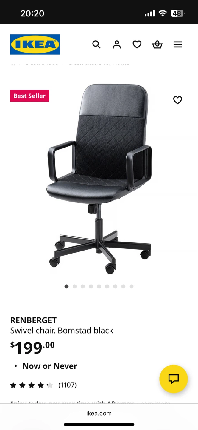 IKEA Renberget Swivel Chair - photo 4