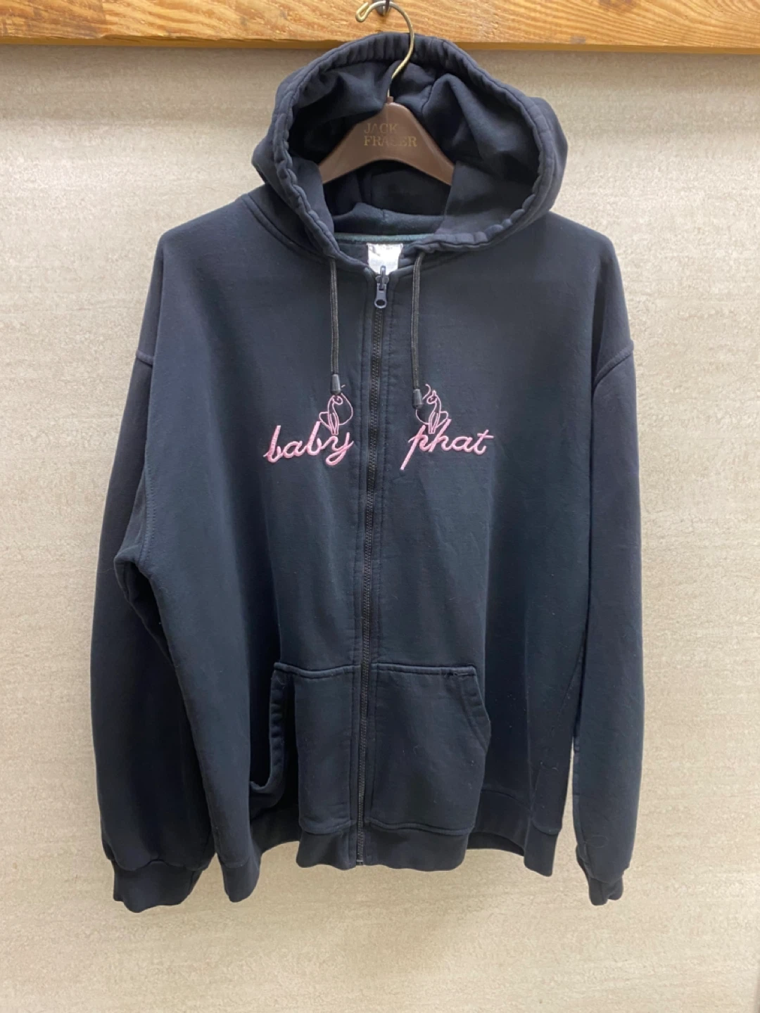 Y2K Baby Phat Zip Up Hoodie - Fits Large to XL