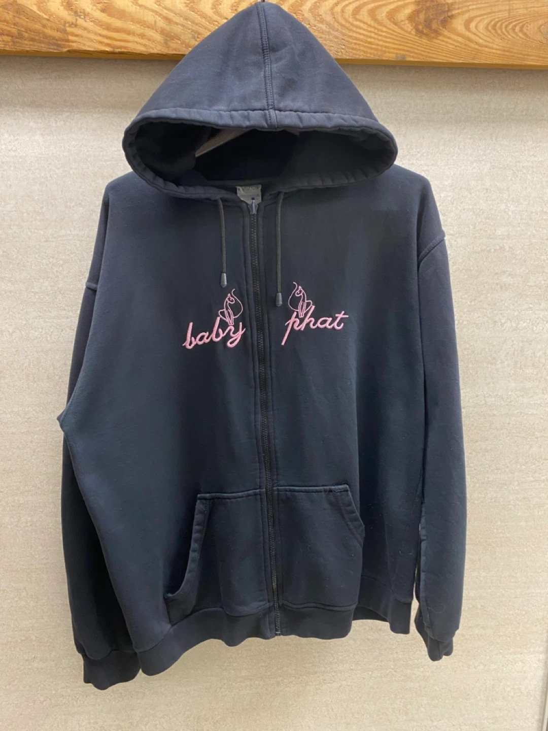 Y2K Baby Phat Zip Up Hoodie - Fits Large to XL - photo 2