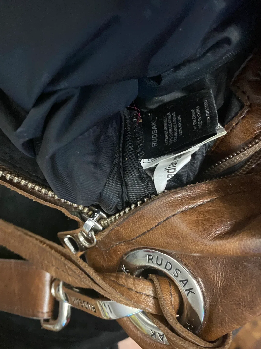 Rudsak Brown Leather Crossbody Bag image indicator(4)