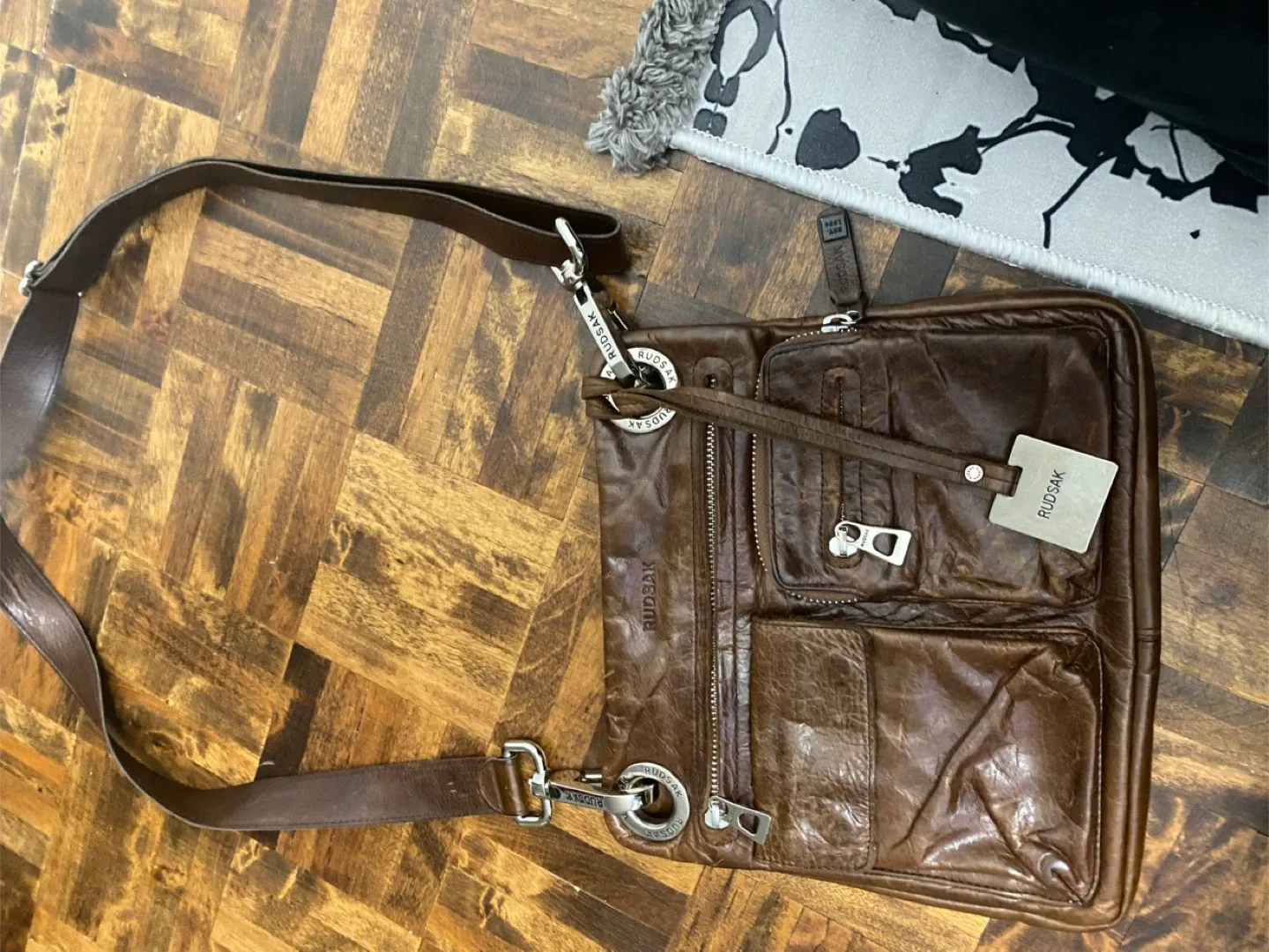 Rudsak Brown Leather Crossbody Bag image indicator(2)