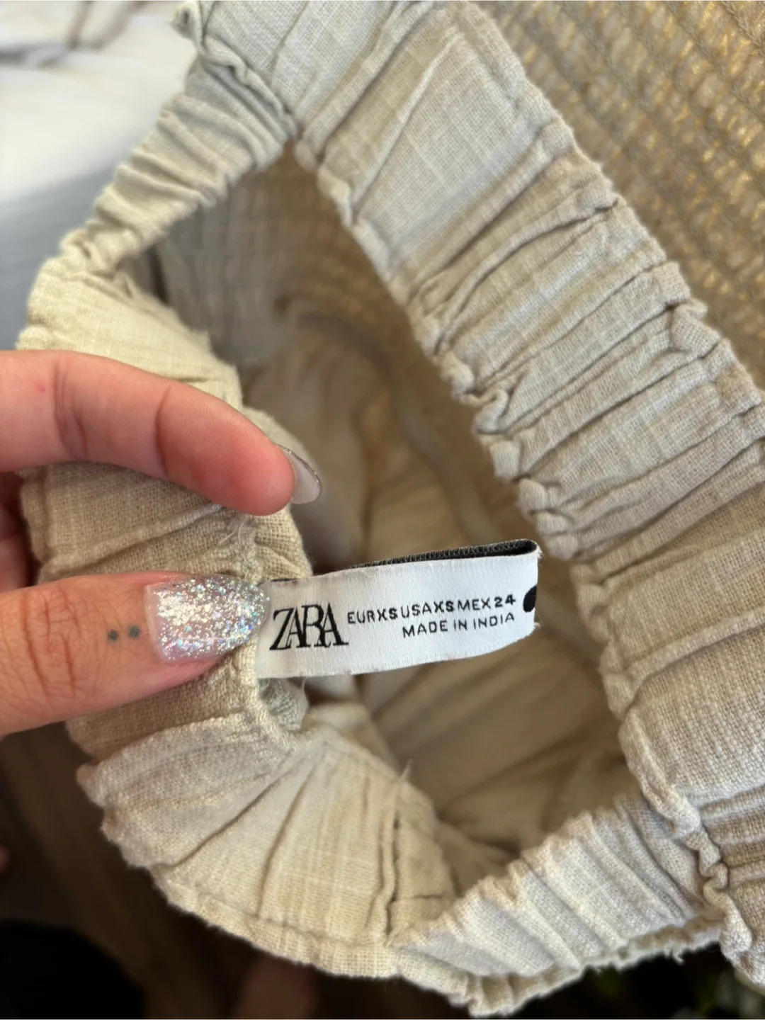 Zara light green Sundress - Size XS image indicator(3)