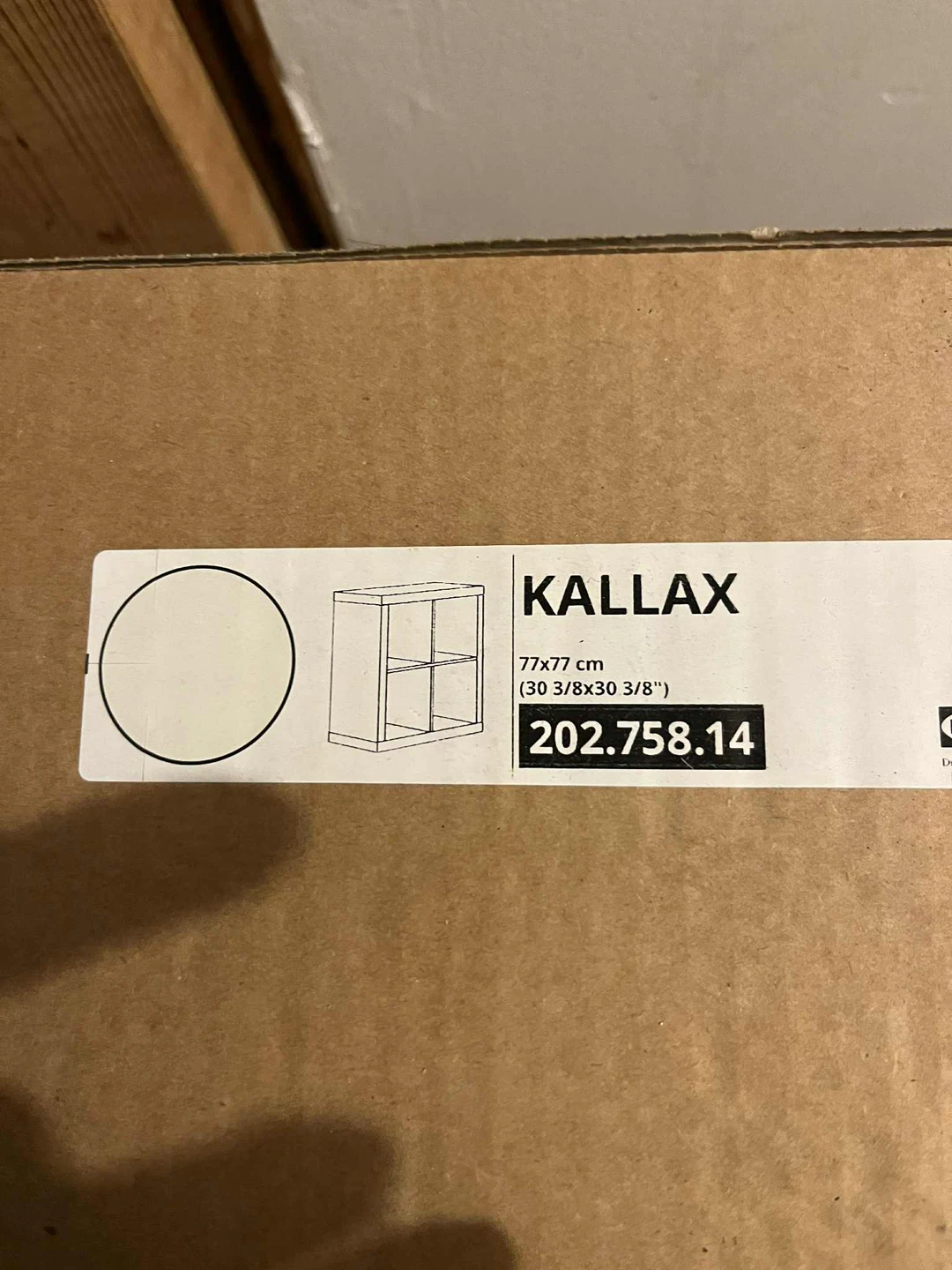 IKEA Kallax White Shelf Unit (77x77 cm) - photo 2