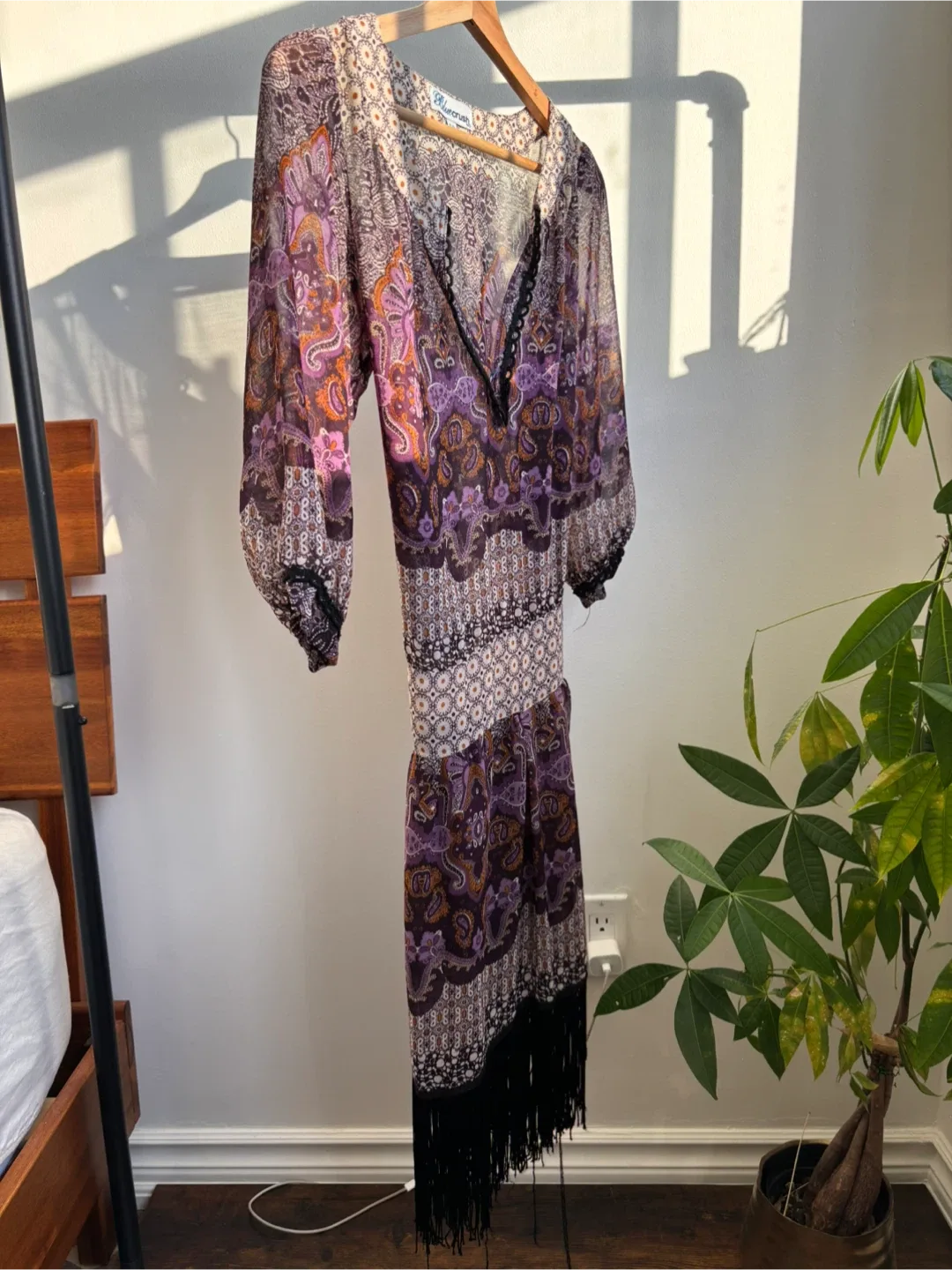 Blue Crush Paisley Dress - Size S thumbnail
