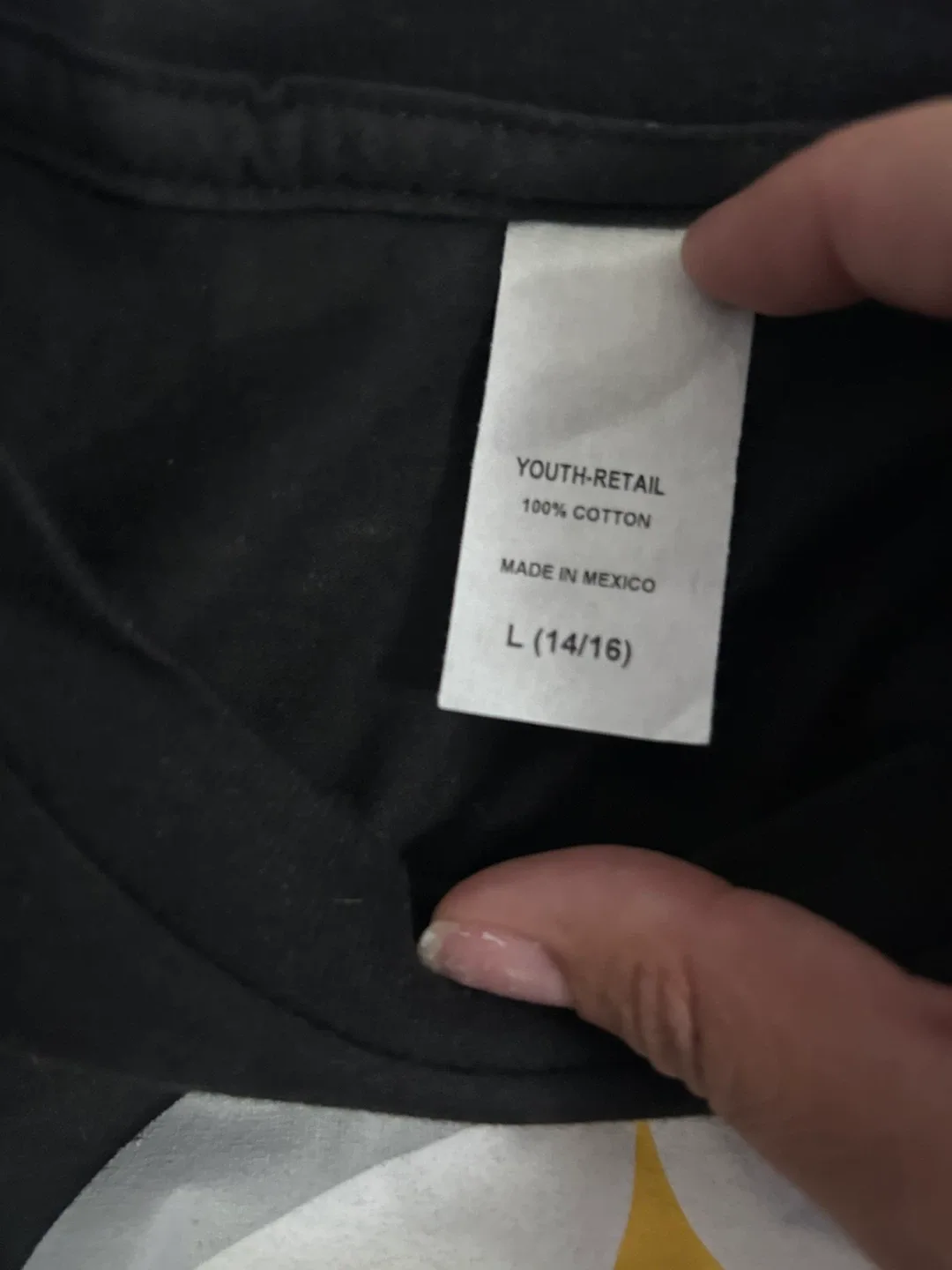 Steelers Youth L (14/16) T-Shirt - Black image indicator(2)