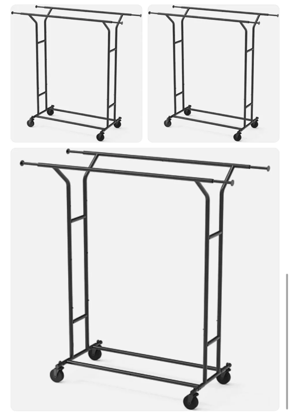 Double Rail Clothing Rack image indicator(4)