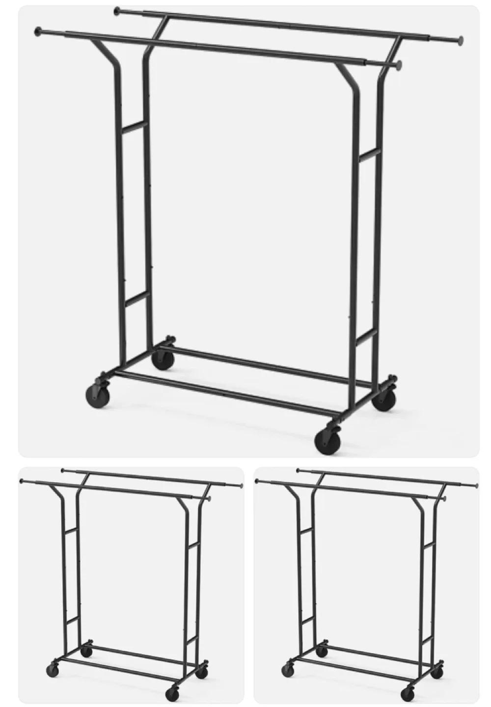 Double Rail Clothing Rack image indicator(5)