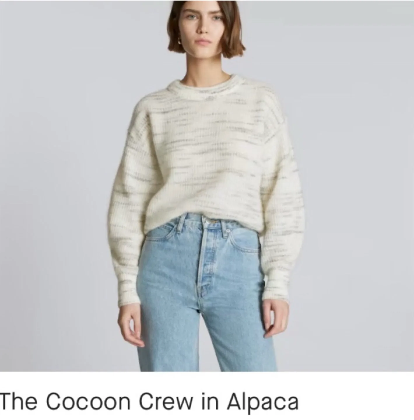 Everlane Cocoon Crew Alpaca Blend Sweater thumbnail